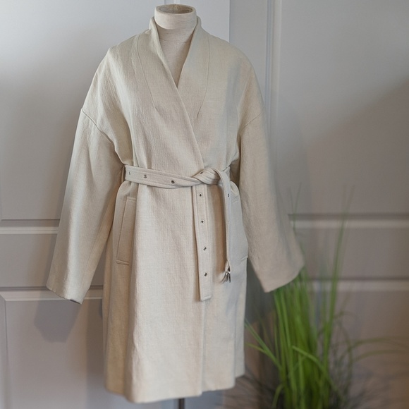 IRO Jackets & Blazers - IRO Wool Blend Belted Double Breasted Coat NWT 🆕
